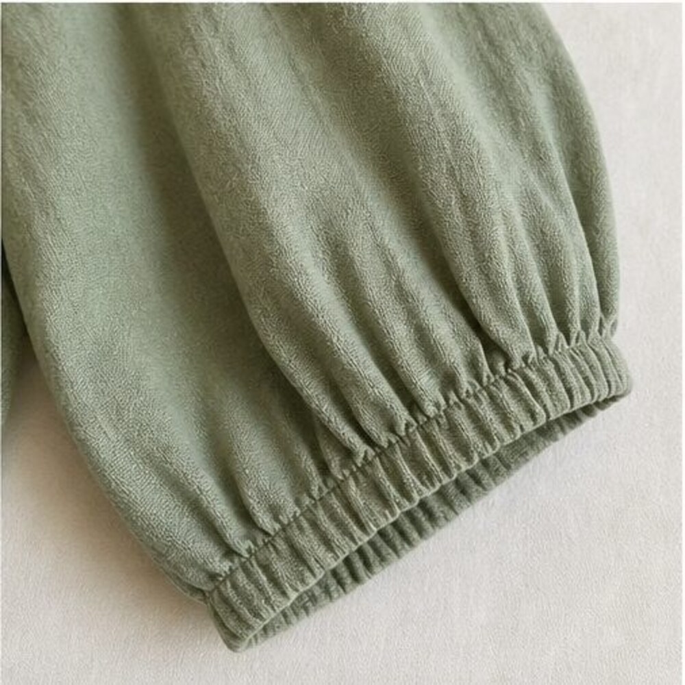 Sage Button Blouse - Picture 5 of 6